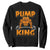 Funny Halloween Gymer Sweatshirt Pump King Gym Workout Pumpkin TS09 Black Print Your Wear