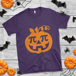 Halloween Math Teacher Pi Pumpkin T Shirt TS09 Purple Print Your Wear