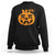 Halloween Math Teacher Pi Pumpkin Sweatshirt TS09 Black Print Your Wear