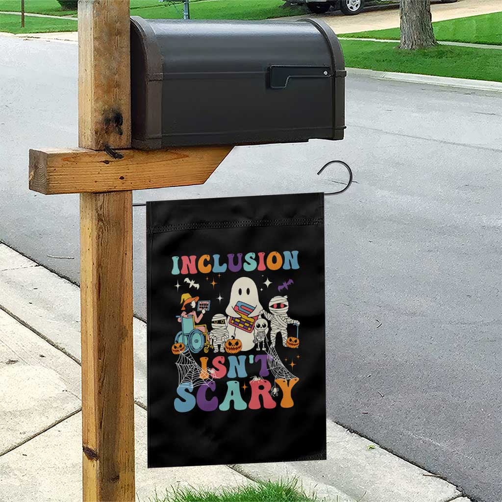 Special Teacher Halloween Garden Flag Inclusion Isn't Scary TS09 Print Your Wear