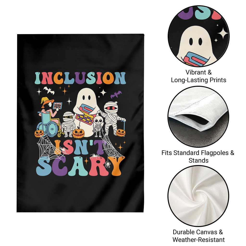 Special Teacher Halloween Garden Flag Inclusion Isn't Scary TS09 Print Your Wear