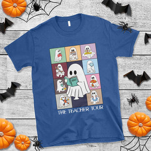 Science Teacher Halloween T Shirt Spooky Teacher Era TS09 Royal Blue Print Your Wear