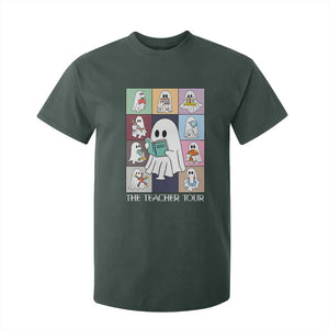 Science Teacher Halloween T Shirt For Kid Spooky Teacher Era TS09 Dark Forest Green Print Your Wear