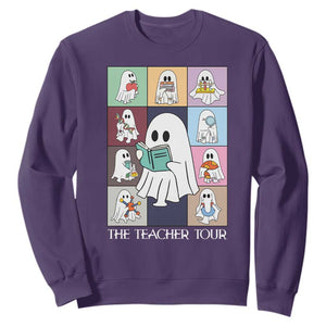 Science Teacher Halloween Sweatshirt Spooky Teacher Era TS09 Purple Print Your Wear