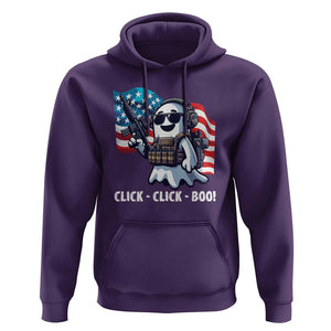 Halloween Veteran Hoodie Click Click Boo Army TS09 Purple Print Your Wear