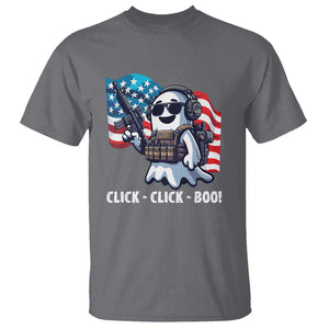 Halloween Veteran T Shirt Click Click Boo Army TS09 Charcoal Print Your Wear