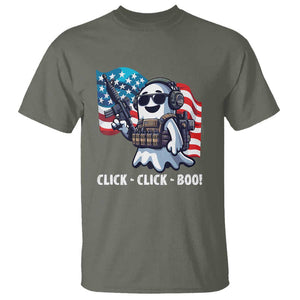 Halloween Veteran T Shirt Click Click Boo Army TS09 Military Green Print Your Wear