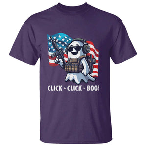 Halloween Veteran T Shirt Click Click Boo Army TS09 Purple Print Your Wear