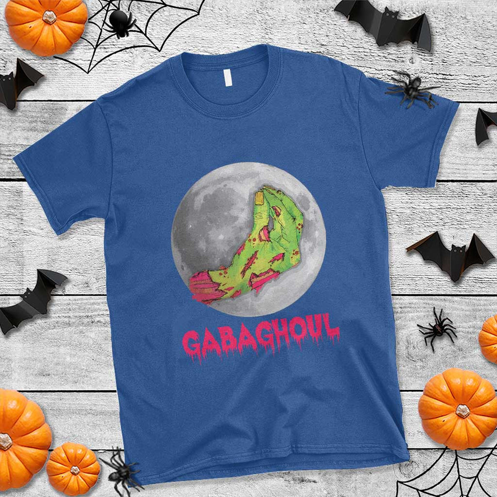 Funny Halloween T Shirt Gabaghoul Italian Zombie Hand TS09 Royal Blue Print Your Wear