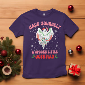 Have Yourself Spooky Little Gothmas Ghost Christmas Cute Boo T Shirt TS09 Purple Printyourwear