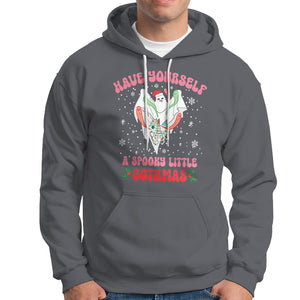 Have Yourself Spooky Little Gothmas Ghost Christmas Cute Boo Hoodie TS09 Charcoal Printyourwear