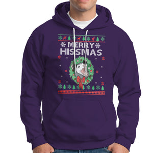 Merry Hissmas Possum Lovers Opossum Christmas Hoodie TS09 Purple Printyourwear