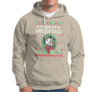 Merry Hissmas Possum Lovers Opossum Christmas Hoodie TS09 Sand Printyourwear