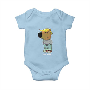 Funny Chill Trump Viral Meme Baby Onesie TS09 Light Blue Print Your Wear