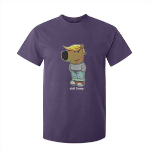 Funny Chill Trump Viral Meme T Shirt For Kid TS09 Purple Print Your Wear