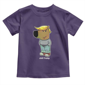 Funny Chill Trump Viral Meme Toddler T Shirt TS09 Purple Print Your Wear