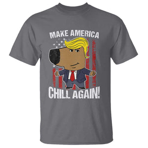 Funny Chill Trump Guy Make America Chill Again T Shirt TS09 Charcoal Print Your Wear