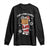 Funny Xmas Meme Just A Chill Santa Long Sleeve Shirt TS09 Black Print Your Wear