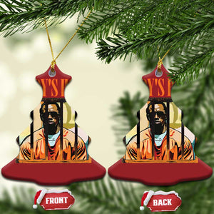 Funny Diddy's Home Diddy Party Christmas Ornament TS09 Christmas Tree Red Print Your Wear