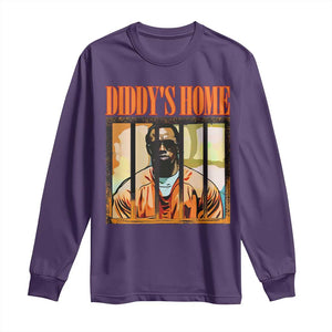 Funny Diddy's Home Diddy Party Long Sleeve Shirt TS09 Purple Print Your Wear