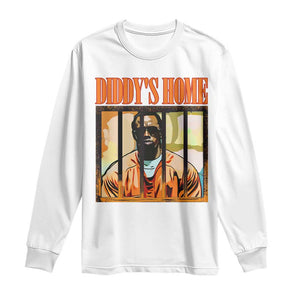 Funny Diddy's Home Diddy Party Long Sleeve Shirt TS09 White Print Your Wear