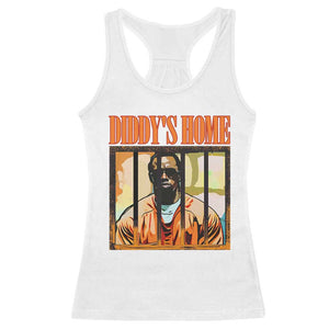 Funny Diddy's Home Diddy Party Racerback Tank Top TS09 White Print Your Wear