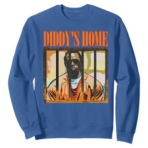 Funny Diddy's Home Diddy Party Sweatshirt TS09 Royal Blue Print Your Wear