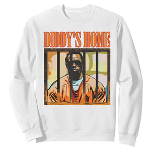 Funny Diddy's Home Diddy Party Sweatshirt TS09 White Print Your Wear