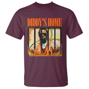 Funny Diddy's Home Diddy Party T Shirt TS09 Maroon Print Your Wear