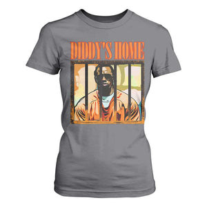 Funny Diddy's Home Diddy Party T Shirt For Women TS09 Charcoal Print Your Wear