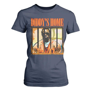 Funny Diddy's Home Diddy Party T Shirt For Women TS09 Navy Print Your Wear