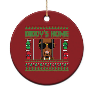 Funny Dirty Christmas Diddy's Home Diddy Party Christmas Ornament TS09 Print Your Wear