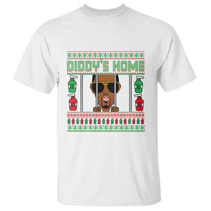 Funny Dirty Christmas Diddy's Home Diddy Party T Shirt TS09 White Print Your Wear