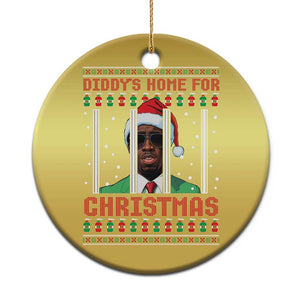 Funny Dirty Xmas Christmas Ornament Diddy's Home For Christmas Diddy Party TS09 Print Your Wear