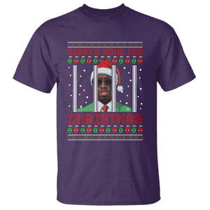 Funny Dirty Xmas T Shirt Diddy's Home For Christmas Diddy Party TS09 Purple Print Your Wear