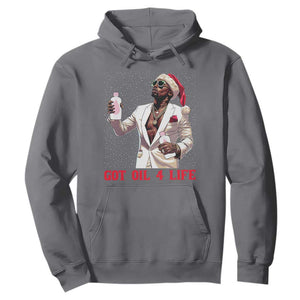 Funny Dirty Hiphop Xmas Hoodie Got Oil 4 Life Diddy Party TS09 Charcoal Print Your Wear