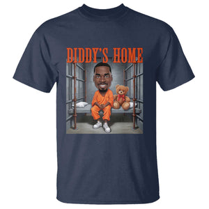 Funny Xmas Diddy Party Diddy Home T Shirt TS09 Navy Print Your Wear