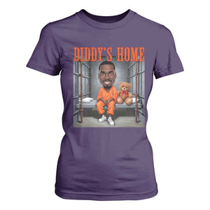 Funny Xmas Diddy Party Diddy Home T Shirt For Women TS09 Purple Print Your Wear