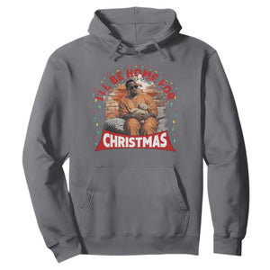 Funny Xmas Diddy Party Hoodie I'll Be Home For Christmas TS09 Charcoal Print Your Wear