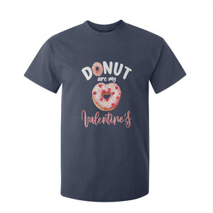 Valentine's Day T Shirt For Kid Donuts Are My Valentine Food Joke TS09 Navy Print Your Wear