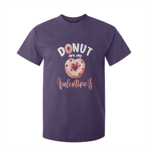 Valentine's Day T Shirt For Kid Donuts Are My Valentine Food Joke TS09 Purple Print Your Wear