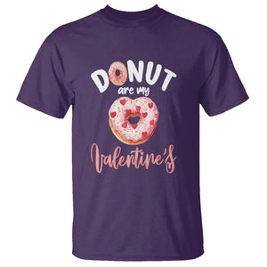 Valentine's Day T Shirt Donuts Are My Valentine Food Joke TS09 Purple Printyourwear