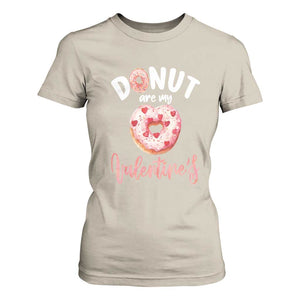 Valentine's Day T Shirt For Women Donuts Are My Valentine Food Joke TS09 Sand Print Your Wear