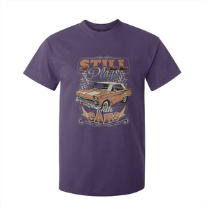 Funny Car Lover T Shirt For Kid Still Plays With Cars TS09 Purple Print Your Wear