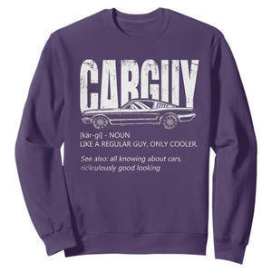 Car Lover Sweatshirt Car Guy Like A Regular Guy, Only Cooler TS09 Purple Print Your Wear