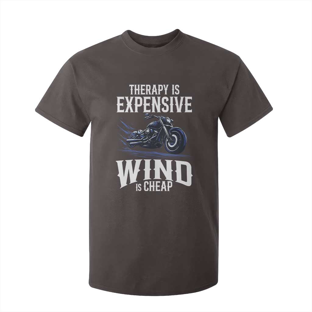 Motorcycle Rider Funny Wind Therapy T Shirt For Kid TS09 Dark Chocolate Print Your Wear