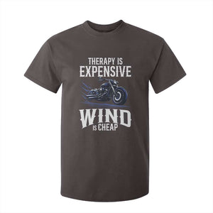 Motorcycle Rider Funny Wind Therapy T Shirt For Kid TS09 Dark Chocolate Print Your Wear