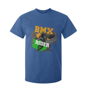 BMX Rider Cyclist Bicycle T Shirt For Kid TS09 Royal Blue Print Your Wear