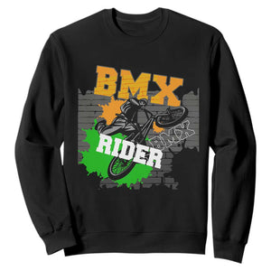 BMX Rider Cyclist Bicycle Sweatshirt TS09 Black Print Your Wear