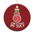 Funny Tropical Xmas Christmas Ornament Watermelon Summer Snowman TS09 Print Your Wear